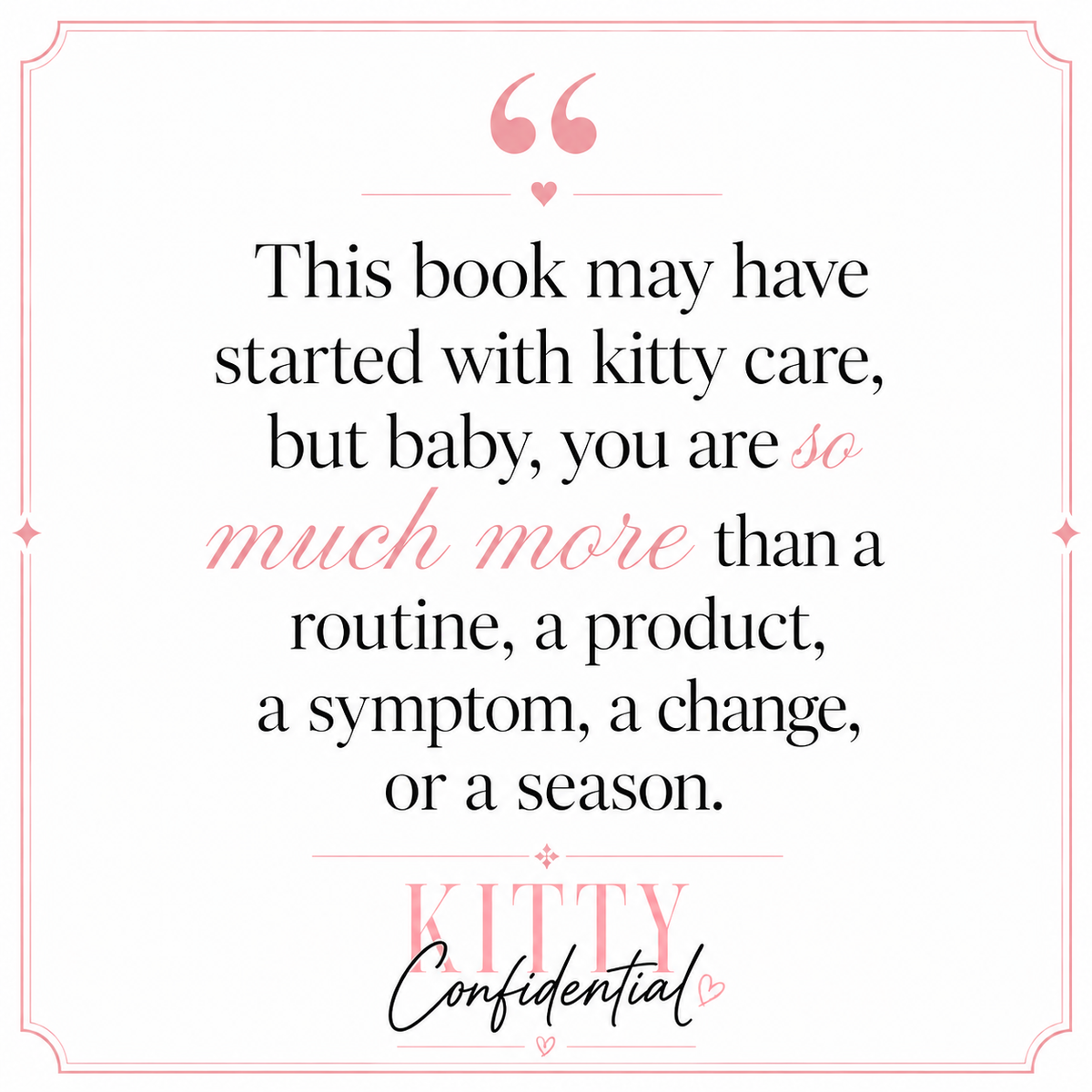 Kitty Confidential Feminine Care Guide | Confidence, Routine, Body Changes (Ebook)