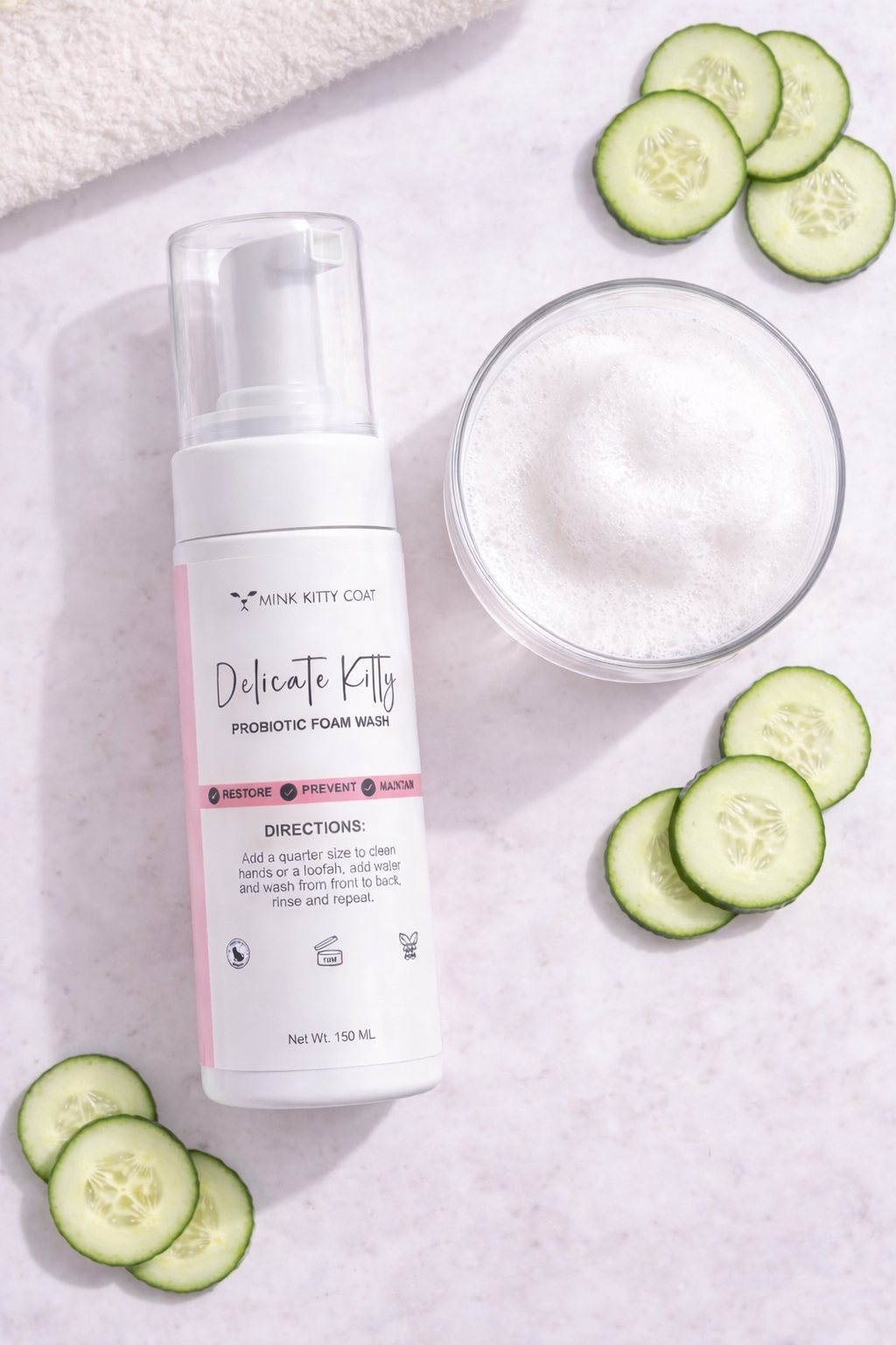 Delicate Kitty Probiotic Foam Wash